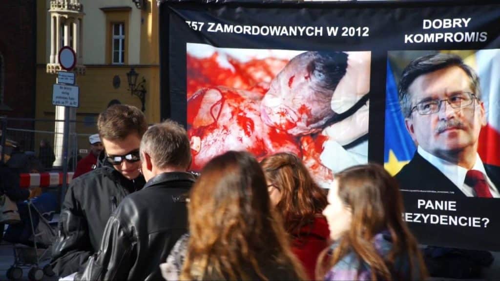 Komorowski Wroclaw pikieta
