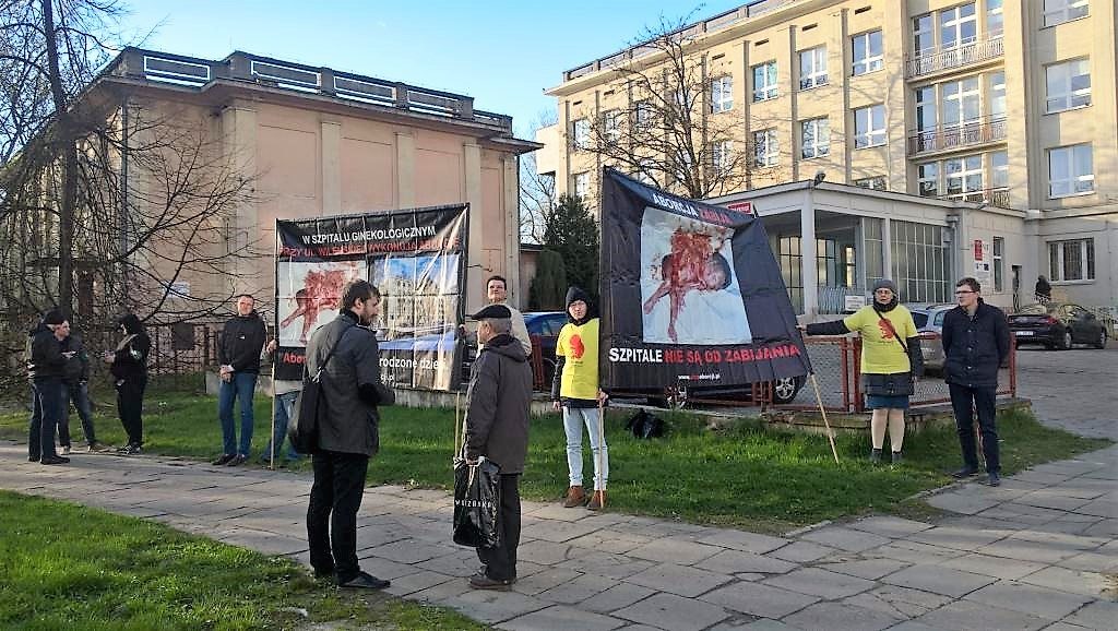 Pikieta w Łodzi