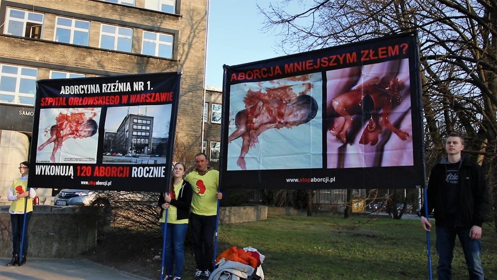 Pikieta w szpitalu Orłowskiego