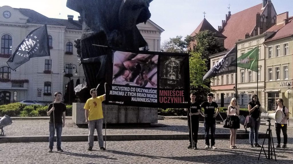 Pikieta w Bydgoszczy