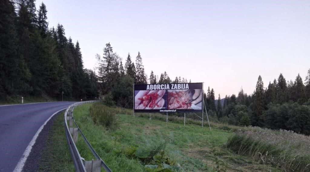 bilbord na bukowinie