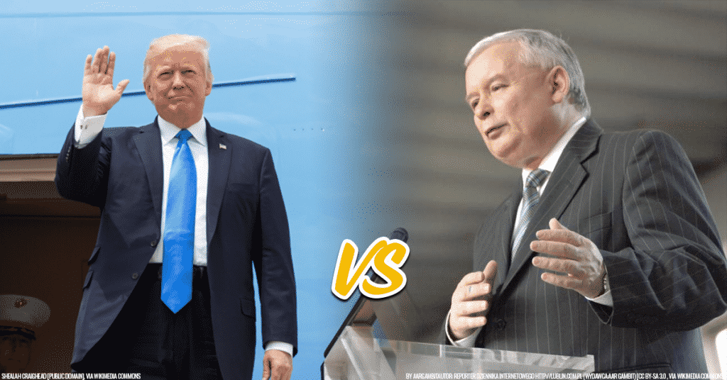 trump i kaczyński